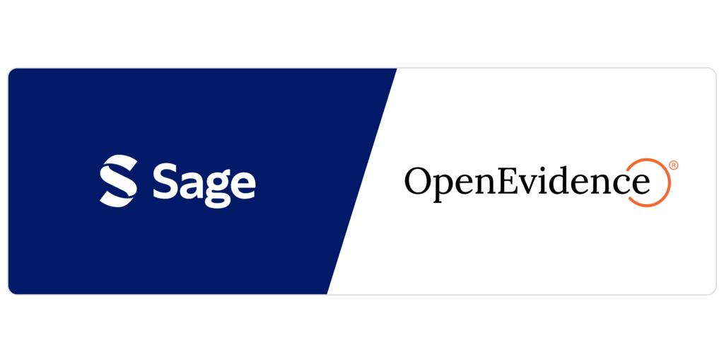 Sage and OpenEvidence Partner to Bring Peer-Reviewed Research to Clinicians at the Point of Care 1 sage small