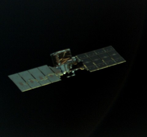 original Momentus Vigoride 7 OSV with sensor suite taken by NASA R5-S10 satellite
(Image Credit: NASA-JSC)