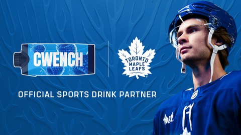 CWENCH Hydration is now the Official Sports Drink of the Toronto Maple Leafs.