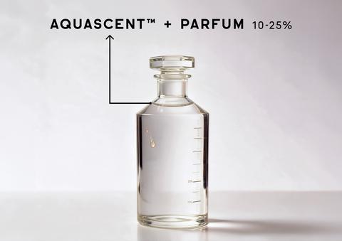 AQUASCENT™ is IFF's new water-based fragrance carrier technology that maintains visual clarity while supporting fragrance loads from 10% to up to 25%, compared with up to 15% for most comparable systems.