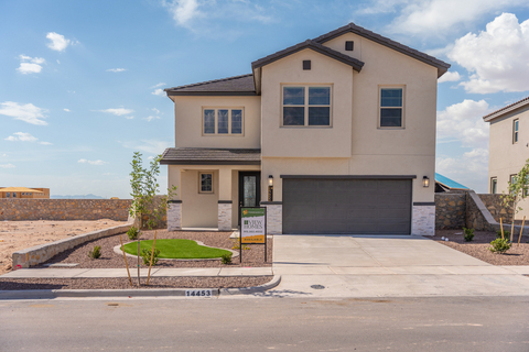original A completed View Homes model home at Verdancia, Hunt Communities' 770-acre master-planned community in Horizon City, Texas. Four model homes are now complete, with a fifth under construction and 16 builders active in the community. (Photo courtesy of Hunt Communities)