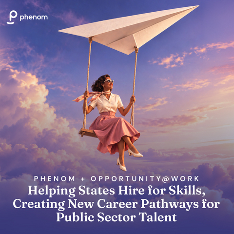 Phenom and Opportunity@Work, a national nonprofit focused on expanding economic opportunity for workers Skilled Through Alternative Routes (STARs), announced a strategic partnership to help public sector organizations make skills-based hiring a lasting part of their workforce strategies.