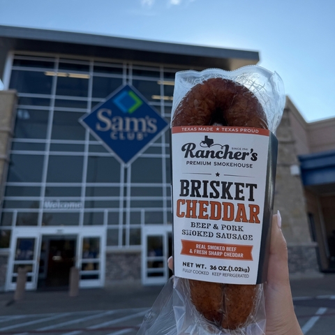 Rancher’s Premium Smokehouse launches its new Brisket Cheddar Rope Sausage at Sam’s Club, marking the brand’s first-ever rope sausage and a brand-new flavor.