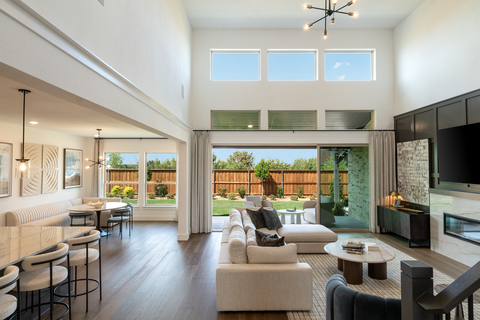 The new MI Windows and Doors Moving Glass Walls provide expansive views, spanning up to 20 feet
