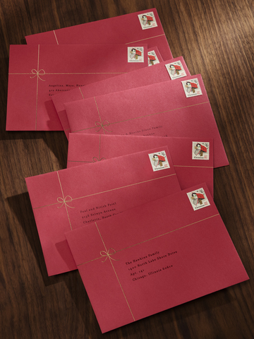 thumbnail Minted’s new Mail It For Me service brings a full-service mailing option to the brand’s premium stationery experience, making sending holiday cards radically simpler. After selecting and personalizing an eligible design, customers can have Minted print, assemble, address, stamp and mail their cards directly to recipients. Courtesy of Minted.