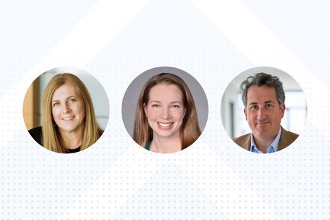 original Susan Ray, Chief Operating Officer; Sarah Berry, Ph.D., Chief Network & Engagement Officer; Dan Heslin, Chief Growth Officer.