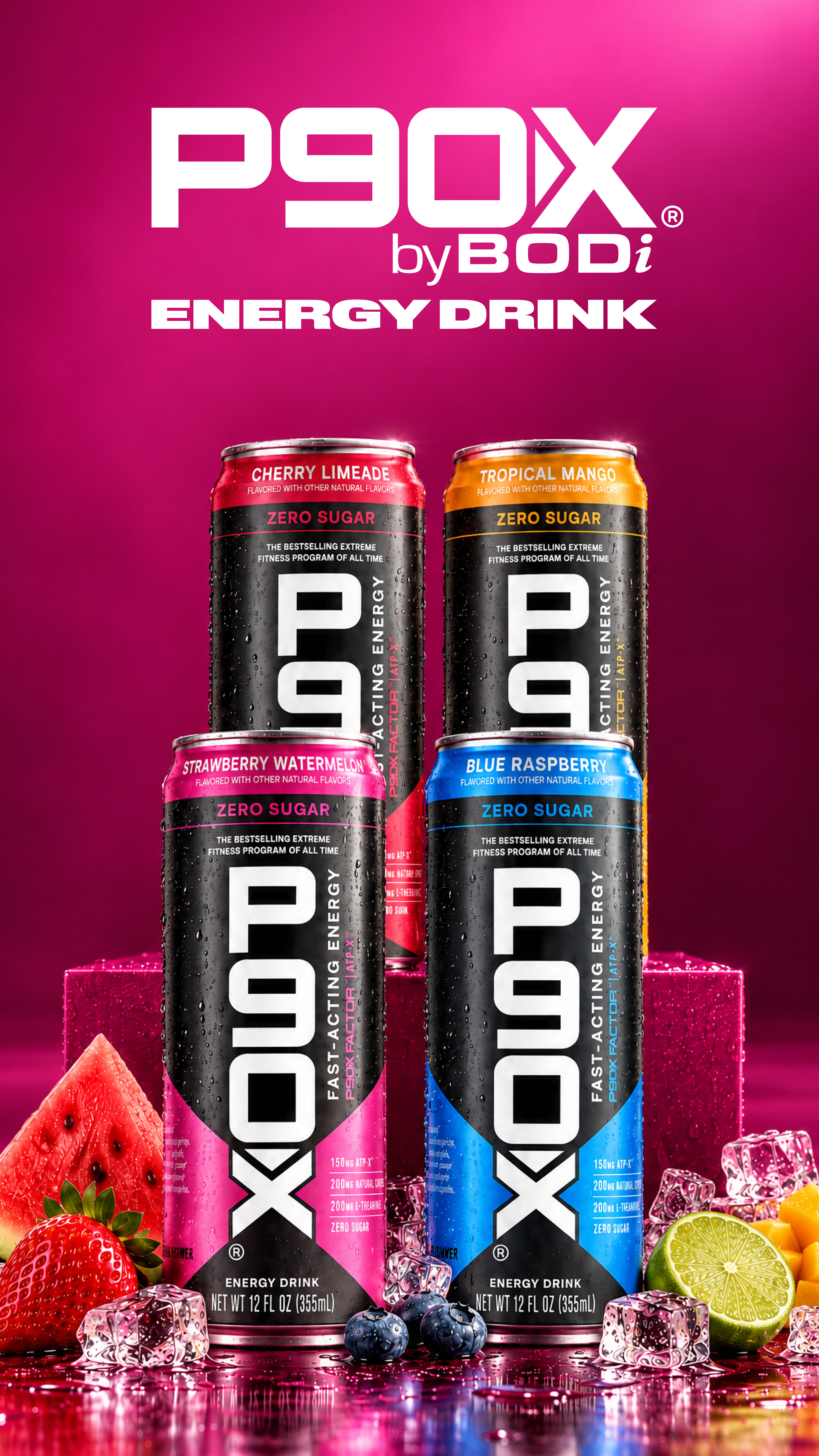 BODi Expands P90X Performance Portfolio with P90X Energy Drinks