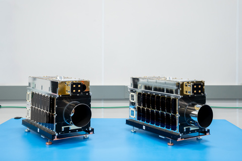 original Developed by SFL Missions Inc. and launched on October 1, 2026, GHGSat-C18 (Eleanor) and GHGSat-C19 (Aidan) are each roughly the size of a carry-on suitcase — yet pack high-precision sensors capable of tracking greenhouse gas emissions from orbit.
