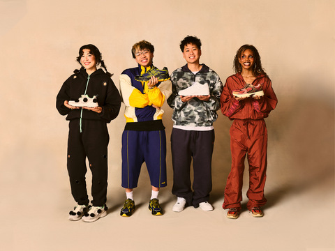 StayFocused Frank, Jewel Ham, Bailey Hikawa, and Eric Lee of Superline for Avia Collab Camp Collection, Available exclusively at Walmart