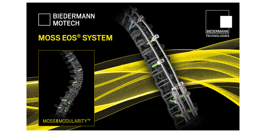 Worldwide First: Biedermann Motech Further Expands its MOSS!MODULARITY Platform with the Addition of MOSS EOS for Early Onset Scoliosis Surgery 1 MOSS EOS