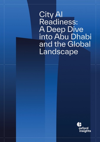 thumbnail Oxford Insights最新《城市AI就緒度》報告封面。（圖片：AETOSWire）