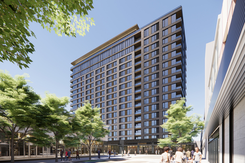 Rendering of The Ibex at Ridge Hill in Yonkers, N.Y.
