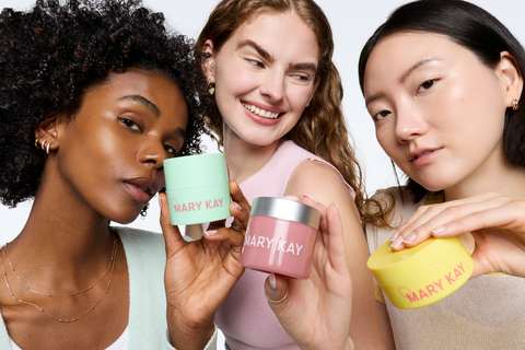 original Mary Kay's Special Edition K-Beauty Texture Edit is a trend-forward collection which includes three Korea-made products: the Mary Kay® Melt-In Cleansing Balm, Mary Kay® Snail Gel Face Patches and Mary Kay® Collagen Moisturizing Gel. (Image Credit: Mary Kay Inc.)