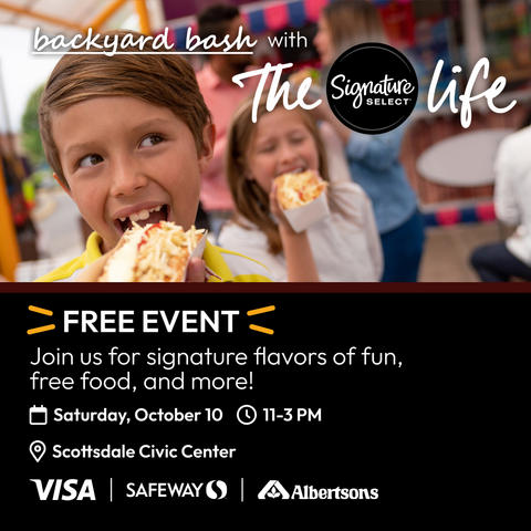 original The Backyard Bash with The Signature SELECT Life is back, bringing fall flavors, family fun and community connection to the Scottsdale Civic Center.