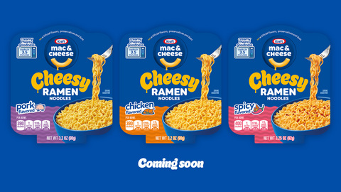original Kraft Mac & Cheese Enters First New Category in Nearly 20 Years with Cheesy Ramen