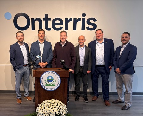 original EPA Administrator Lee Zeldin visits The Onterris Treatment Technology team in Portland, Maine.