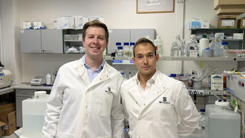 Photo caption: Marian Kupculak, Co-Founder and Chief Scientific Officer of Sensible Biotechnologies (left), and Miroslav