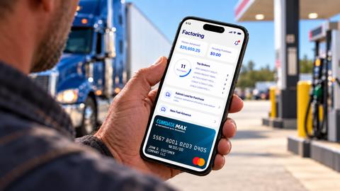 Comdata MAX is an integrated fuel card and freight factoring platform.