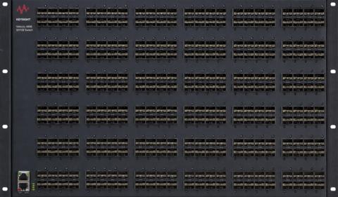 Velocity 4906 Automation Switch: 6RU Layer 1 switch provides up to 288 connections from 100 Mbps to 25 Gbps.