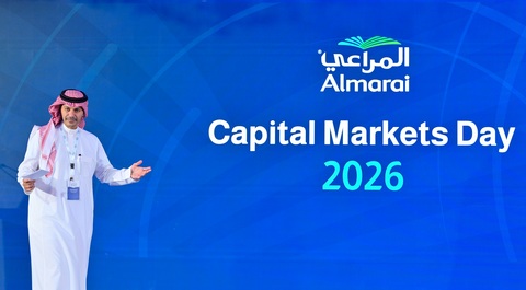 thumbnail Fawaz Aljasser, Chief Executive Officer of Almarai Company, outlining the strategic priorities and growth ambitions for the next five years during its Capital Markets Day 2026. (Photo: AETOSWire)