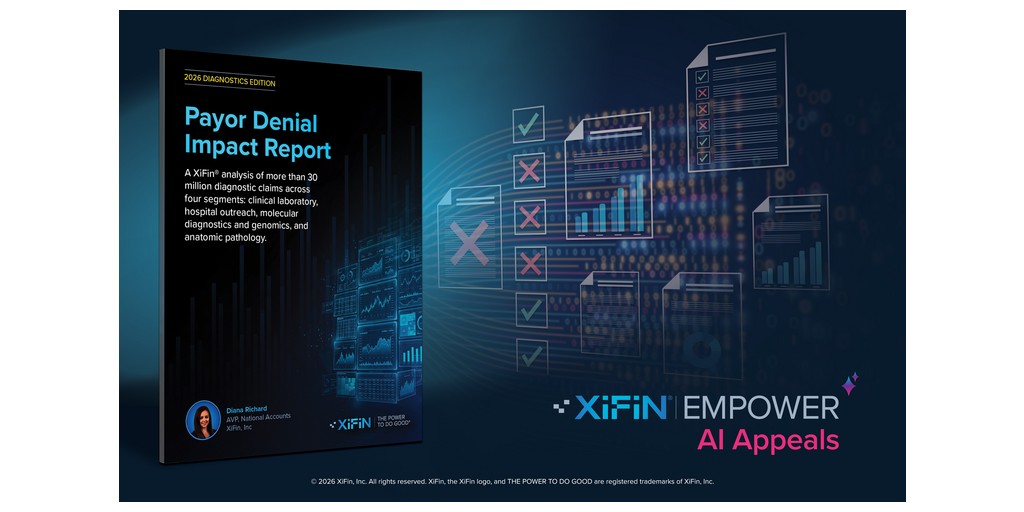 Diagnostic Lab Claim Denials Jumped 40% in 2025, New XiFin Research Report Finds 1 Generated Image47