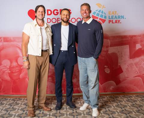 thumbnail Country Artist Russell Dickerson, NBA Star Steph Curry and Country Artist Brett Young at 2026 DGDG Invitational at Pebble Beach evening reception. (Photo by Sherman Chu and Manny Espinoza)