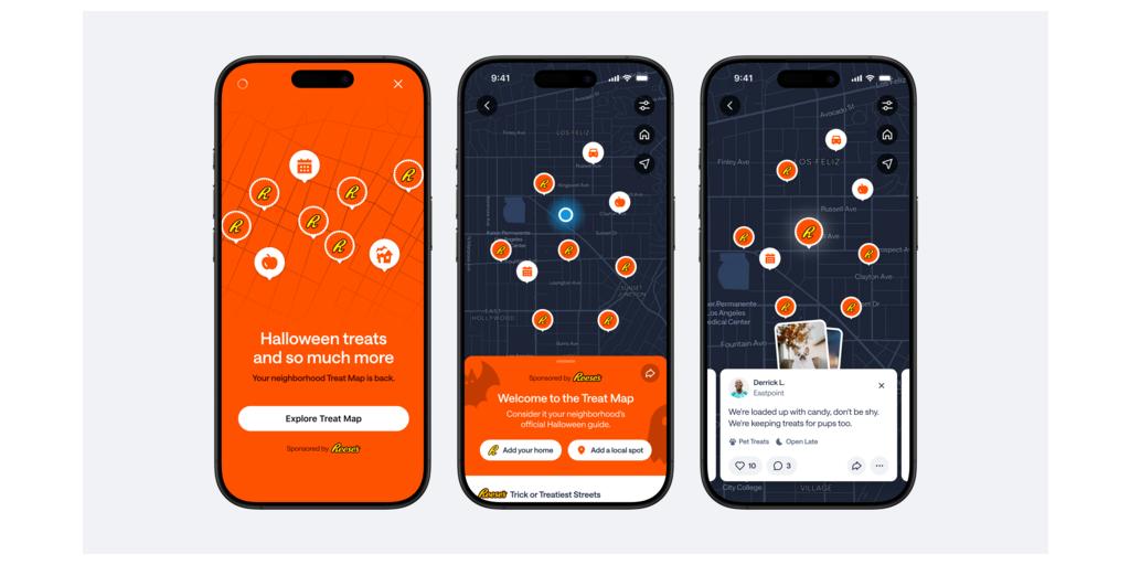 Nextdoor's Treat Map Returns for Halloween, Sponsored by Reese’s in the ...