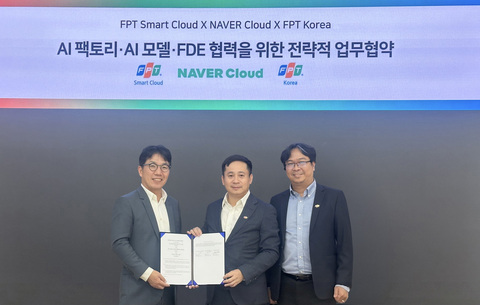 original Representatives of FPT and NAVER Cloud at the signing ceremony