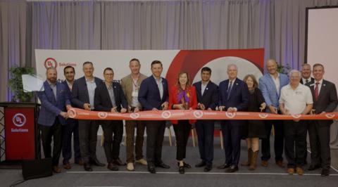 Local officials join UL Solutions leadership to celebrate the opening of the UL Solutions HVACR Center of Excellence expansion on Oct. 12 in Plano, Texas.