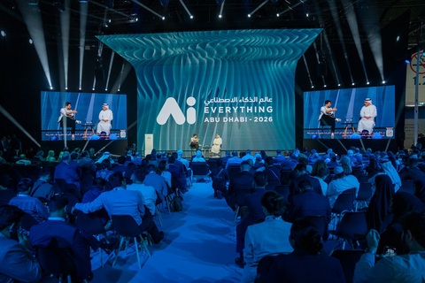 original Hussain Al Mahmoudi during the launch of the Sharjah Advanced AI Industrial Accelerator at AI Everything Abu Dhabi 2026. (Photo: AETOSWire)