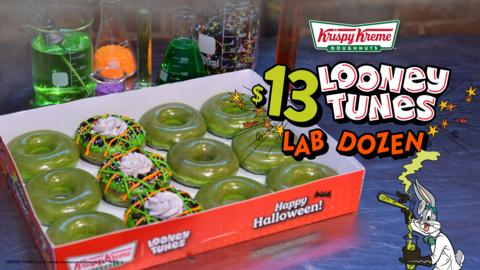 original Available Oct. 13-15, the three-day offer includes a dozen green doughnuts for just $13