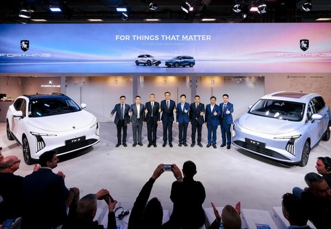original FORTHING's TK series makes its debut at the Paris Motor Show 2026
