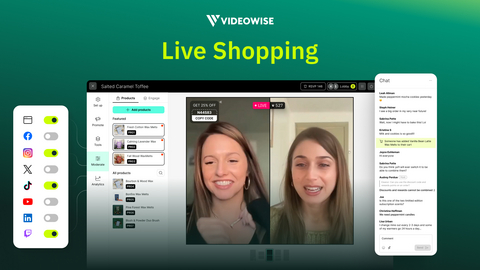 original Videowise Live Shopping in Motion