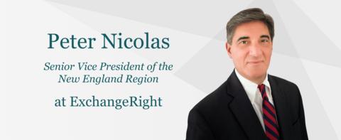original ExchangeRight, one of the nation’s leading providers of diversified real estate REIT and DST investments, has announced that Peter Nicolas has joined its growing Distribution team as senior vice president of the New England region.