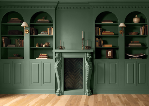 original Webster Green HC-130 exemplifies enduring relevance and classic appeal through the ebb and flow of trend cycles while anchoring and elevating a thoughtfully curated palette of colours.