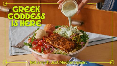 CAVA's new Greek Goddess Salmon Bowl