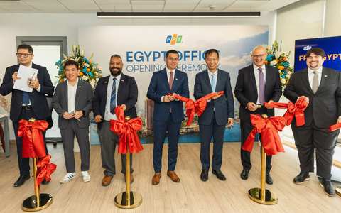 The opening ceremony welcomed delegates from the Vietnamese Embassy in Egypt, Egypt's Information Technology Industry Development Agency (ITIDA), FPT leaders and representatives from FPT's customers and partners.
