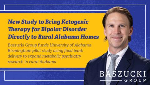 A new study led by Will Rutland of UAB Montgomery and funded by Baszucki Group aims to improve access to psychiatric treatment in rural areas. By partnering with a local food bank, researchers will evaluate both the psychiatric and metabolic effects of ketogenic therapy alongside existing treatment modalities for people with bipolar disorder in Central Alabama.