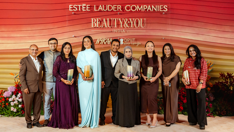 original (L to R) BEAUTY&YOU India 2026 Winners Ajaykumar Mehta, Shriya Rambhia, and Dheer Rambhia, Directors, Goyam Green Tech (BREAKTHROUGH), Nirja Bhatt, Founder & CEO, Laani (GROW), Khatija Shabana, CEO, and Syed Mohammad Fouzan, Director, Boldpurity (IMAGINE), Rinzing Choden Bhutia, Founder, Agapi Sikkim (Visionary Women’s Award), and Pankti Sheth, Founder & Creative Director, De Icebreaker Creative Studio (DESIGN).