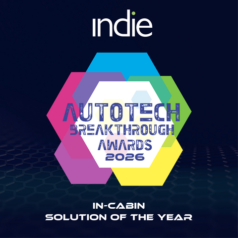 indie's Combined SoC and Perception Software for Advanced DMS/OMS Awarded In-Cabin Solution of the Year