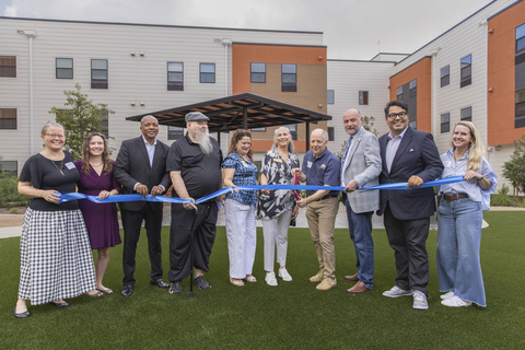 FHLB Dallas, Wells Fargo, Foundation Communities and others gathered for the grand opening of Burleson Studios in Austin, Texas. The development received a $1.56 million Affordable Housing Program grant from FHLB Dallas through Wells Fargo.