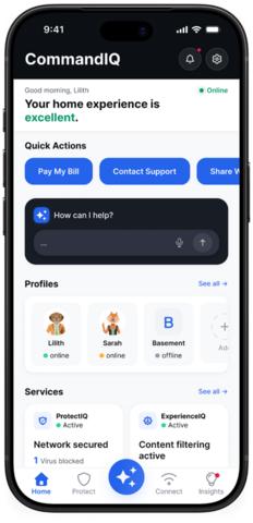 original AI assistant in the refreshed CommandIQ mobile app.