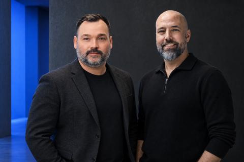 original BigGeo CEO Brent Lane (left) and President Brett Jones (right).