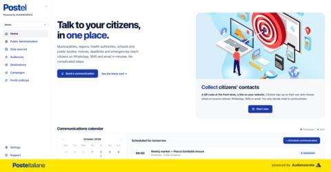 thumbnail ANCIcomunicare and Audiencerate launch a partnership to bring Italian municipalities a platform that simplifies data management and digital communication with citizens across all channels.