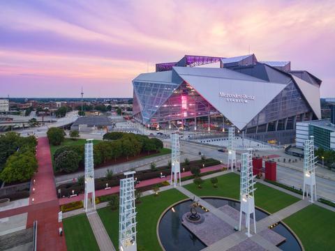 original Mercedes-Benz Stadium deploys a modernized camera system that gives the venue and its public safety partners greater real-time visibility through high-resolution video.