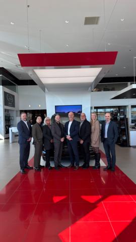 original The HGrégoire Nissan Vimont team, one of 45 dealerships recognized among Automotive News Canada's 2026 Best Dealerships to Work For. From left to right: Sébastien Pinet, Used Vehicle Sales Representative; Émile Théroux-Laplante, New Vehicle Sales Representative; Sophie Mayer, Finance Director; James Romanos, Sales Director; Guy Filiatrault, General Manager; Daniel Burelle, Used Vehicle Director; Kim Demers, Finance Director; and Manuel Tamzarian, New Vehicle Sales Representative.