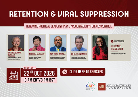 original Speakers will examine lessons from countries that have made progress toward epidemic control, the effects of shifting donor priorities, and ways governments and civil society can strengthen accountability. The discussion will also elevate the experiences of people living with HIV and explore practical steps to make retention and Treatment as Prevention (TasP) central to national HIV responses.