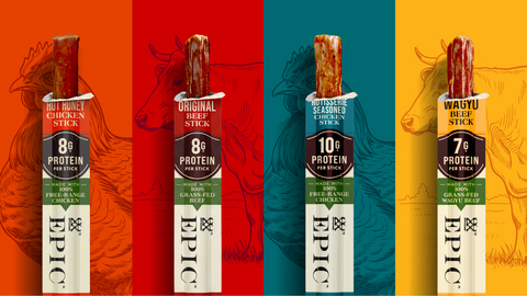 original EPIC Sticks pack big flavors and thoughtfully sourced ingredients in an on-the-go snack that's ready for whatever adventure the day brings.