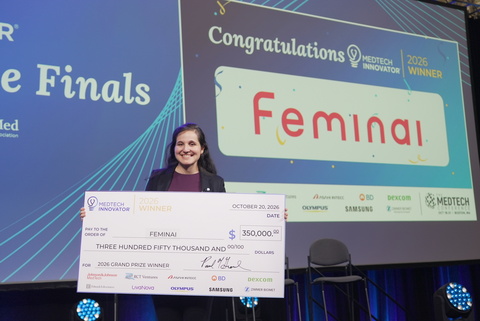 original Feminai wins the 2026 MedTech Innovator Early-Stage Grand Finals at AdvaMed
