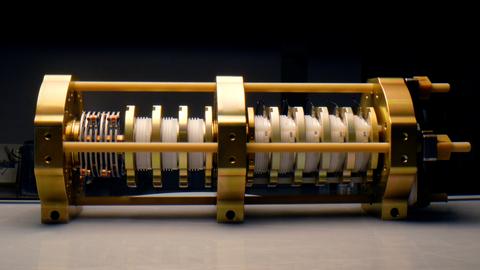 original Semiconductors used in Helion's pulsed power fusion systems at Helion's headquarters in Everett, Washington.